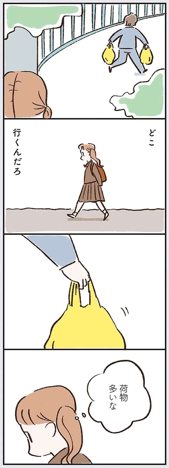 探偵気取りの娘が浮気疑惑の父を待ち伏せ。現れた父は両手に大荷物を抱え...／わたしは家族がわからない（9）