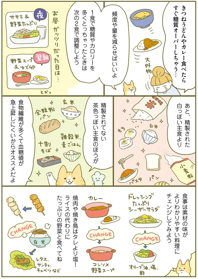 痩せやすい食事に重要な食べ順。そして「味付け」で注意することは？／ネコちゃんのゆるゆるダイエット塾（4）