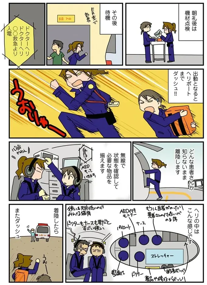 「こんなにも祈る気持ちになるなんて」深々と頭を下げた外科医。ドクターヘリで痛感したこと／腐女医の医者道！（3）