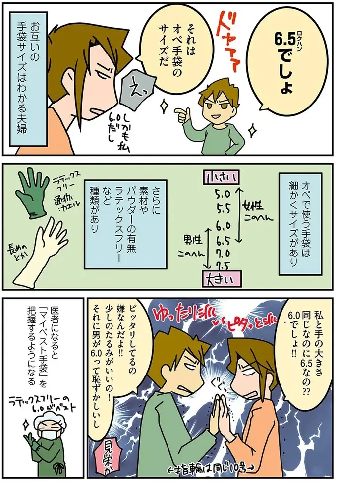 指輪のサイズは分からなくてもコレは分かる！ 外科医夫婦ならではの会話／腐女医の医者道！2（3）
