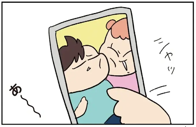 時間泥棒なスマホの子どもたちの写真。スクロールしていたら「おや？」／ゆゆ家の４きょうだい（4）