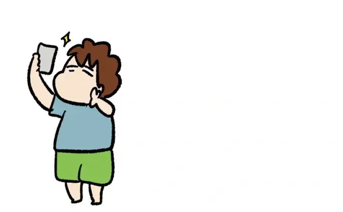 時間泥棒なスマホの子どもたちの写真。スクロールしていたら「おや？」／ゆゆ家の４きょうだい（6）