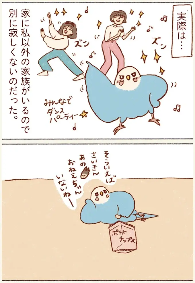 人間の10倍の速度で生きるインコ。7日も家を空けた私が大急ぎで帰ったら「あれ？」／プジェ日記！ （7）