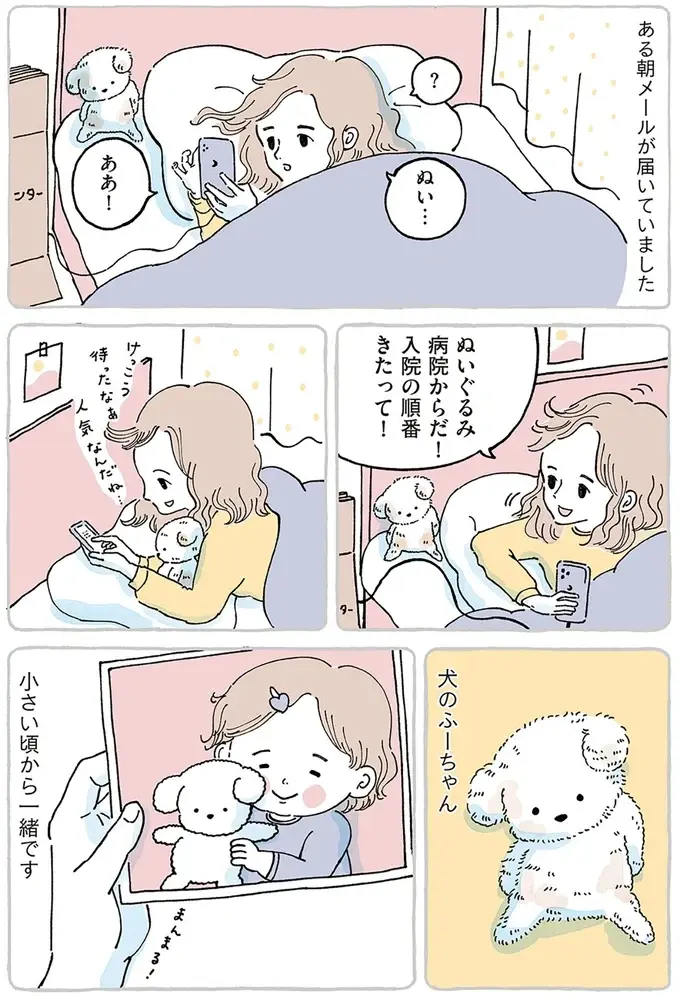 離れるのは寂しくて不安だけど。ずっと一緒だった大事な子を「ぬいぐるみ病院」へ／わたしのぬいぐるみさん（3）