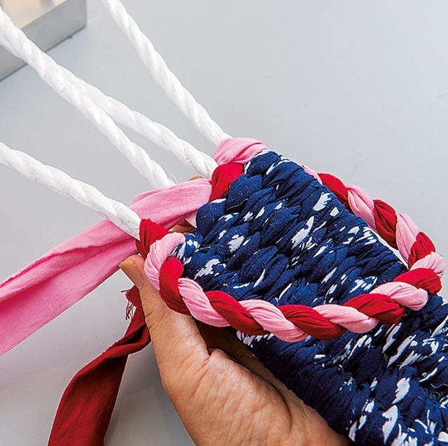 古布を活用して作る室内履き「布ぞうり」の作り方（29）