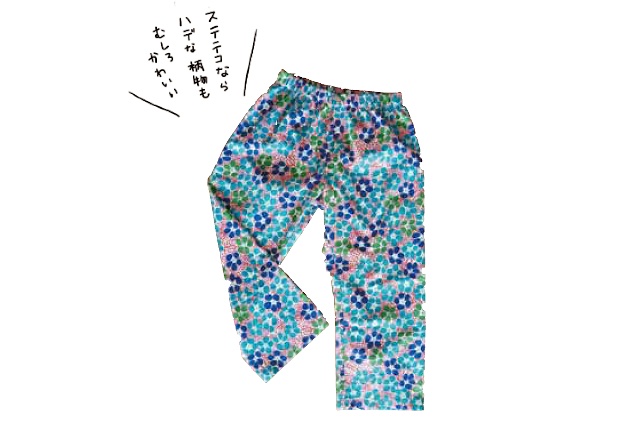 寝間着にぴったり♪超初心者向け「ステテコ」の作り方（2）