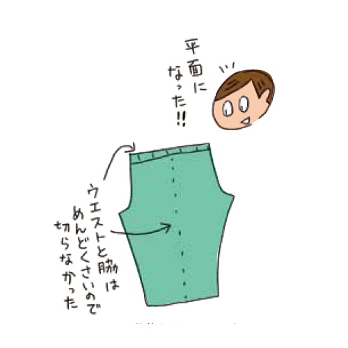 寝間着にぴったり♪超初心者向け「ステテコ」の作り方（6）