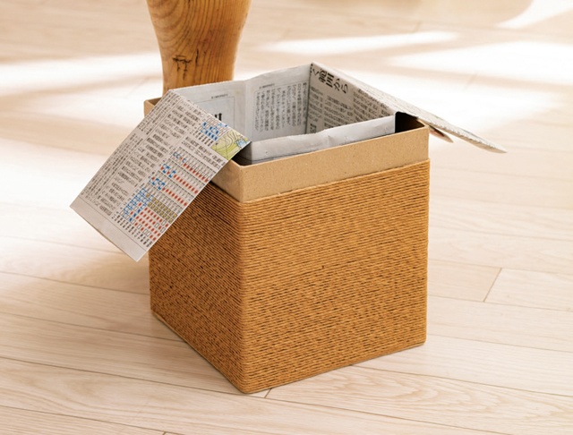 新聞紙で作るゴミ箱が生ごみを捨てる時や災害時に大活躍！作り方や活用法など（7）