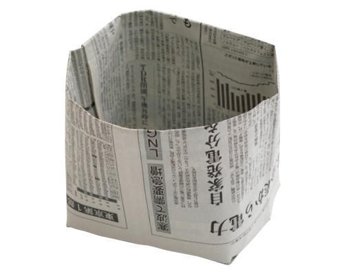新聞紙で作るゴミ箱が生ごみを捨てる時や災害時に大活躍！作り方や活用法など（19）