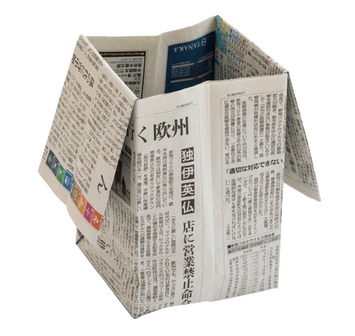新聞紙で作るゴミ箱が生ごみを捨てる時や災害時に大活躍！作り方や活用法など（25）