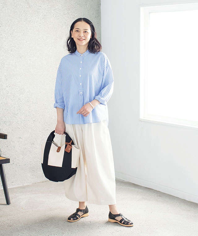 大人世代の悩みを解決！ ぽっこりおなかを隠してくれる流行の「ゆる服」は最強（2）