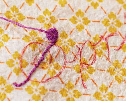 渋沢英子さんに教わる！ 柄を生かしたワンポイント刺繍で「簡単きものリフォーム」（22）