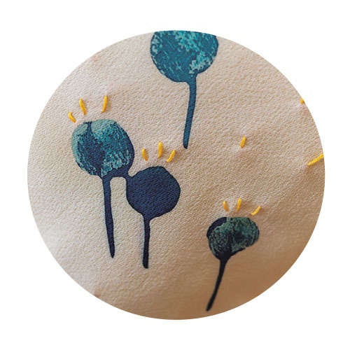 渋沢英子さんが指南！ もとの柄に刺繍した簡単リフォームで、着ていないきものが生まれ変わる（7）
