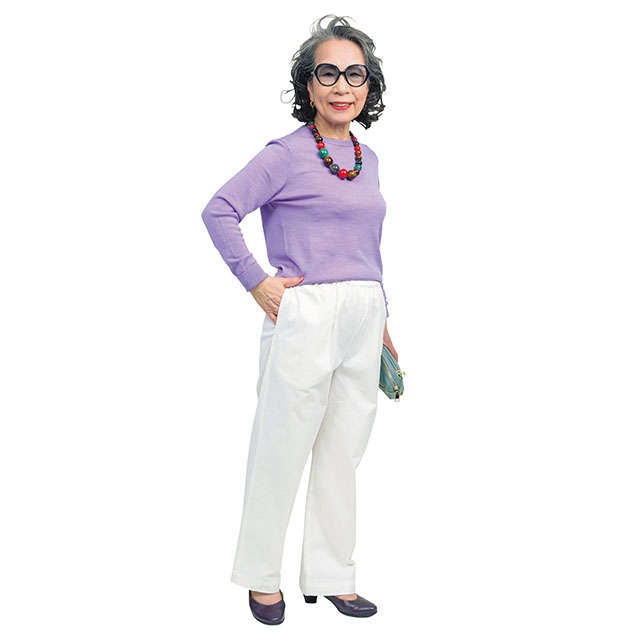人気スタイリスト大沢早苗さんがお悩み解決！ 50代以上の「上品見え大人カジュアル」のコツ（4）