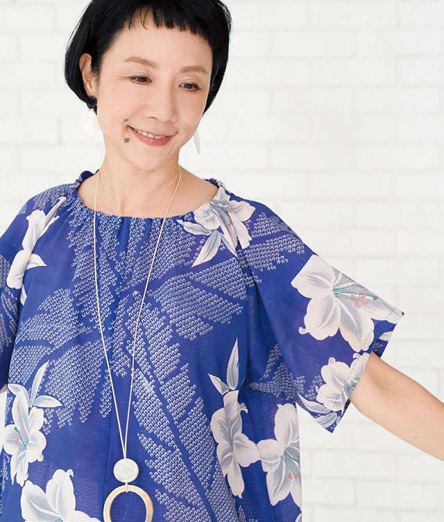 手芸家・高橋恵美子さんに教わる【きものリフォーム】涼やかな着心地「夏のチュニック」（5）