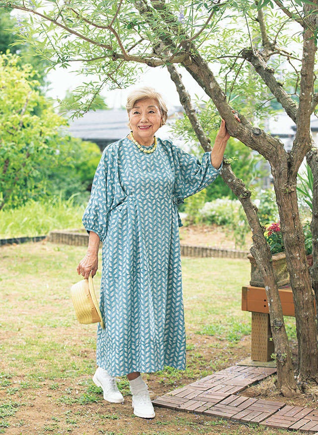 【きものリフォーム】岡本孝子さんに教わる 「パフスリーブのゆったりワンピース」の作り方（7）