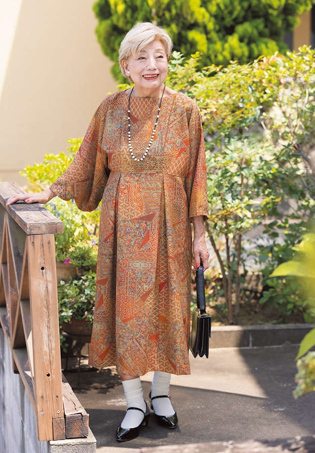 【きものリフォーム】岡本孝子さんに教わる「ゆったり袖のワンピース」の作り方（1）