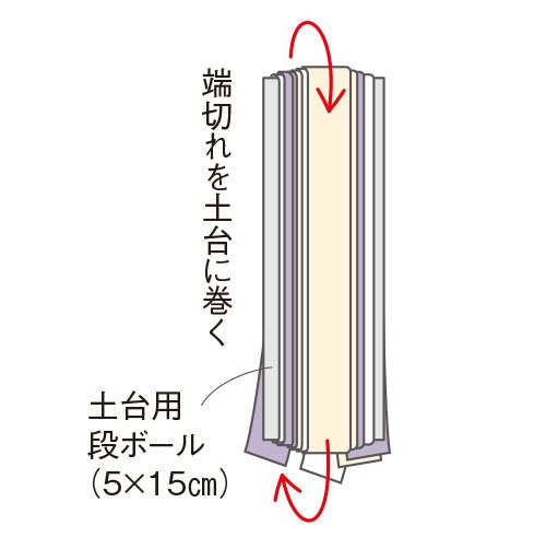 【渋沢英子さんのきものリフォーム】縫わずに完成！「端切れで作るポンポンブローチと帽子のチャーム」（8）