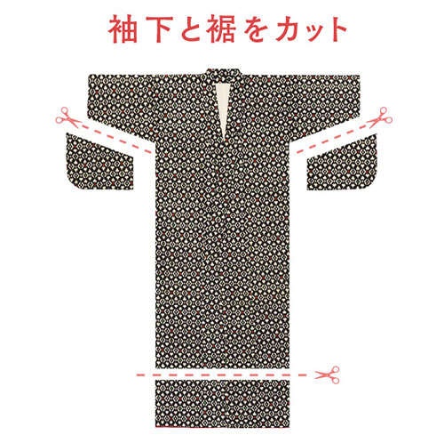 手芸家の高橋恵美子さんに教わる【きものリフォームでコート作り】形を生かしてほどかず縫うから楽々！（9）