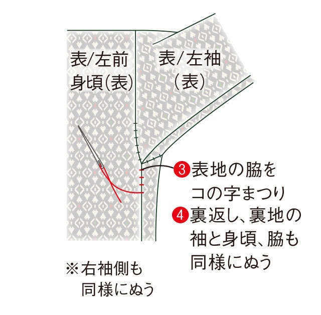 手芸家の高橋恵美子さんに教わる【きものリフォームでコート作り】形を生かしてほどかず縫うから楽々！（29）