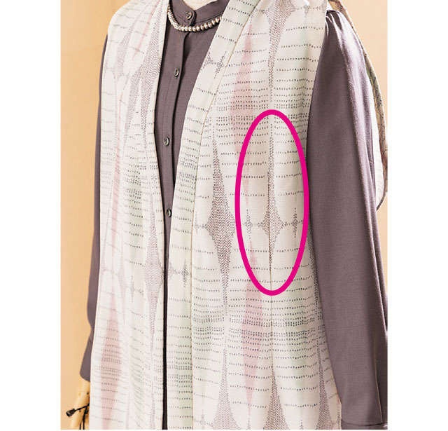 【きものリフォーム】岡本孝子さんに教わるシンプルシックな「ロング丈のジレ」（5）