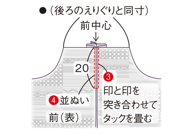 きものをほどかずに作れる！ゆったりジャンパースカート【高橋恵美子さんの きものリフォーム】（28）