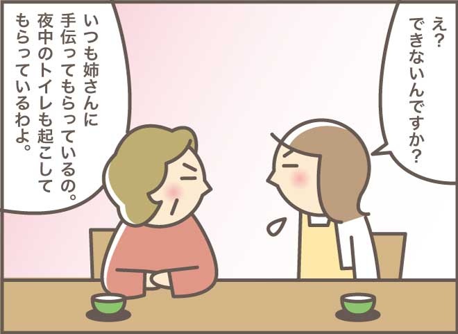 え！一人で起きられなかったの！？介護保険の訪問調査で知った事実／バニラファッジ（9）