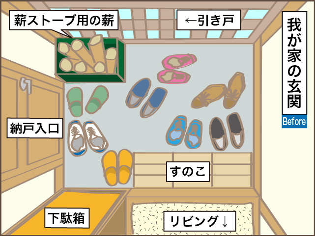 カオス状態の玄関をキレイにキープできるようになった秘密／しまえもん（3）
