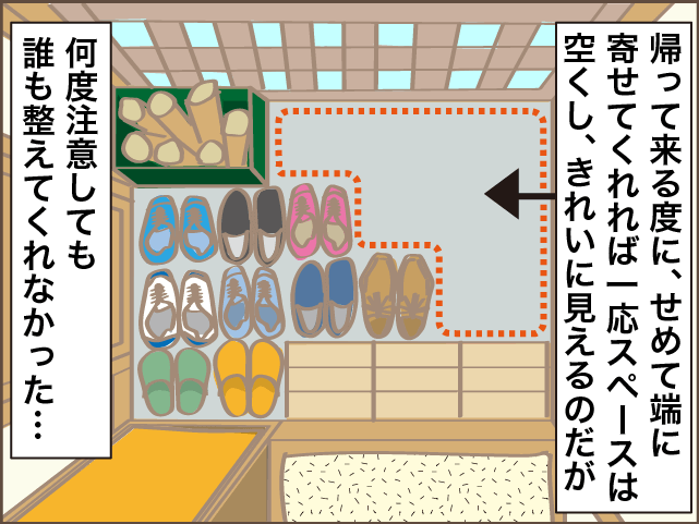 カオス状態の玄関をキレイにキープできるようになった秘密／しまえもん（4）