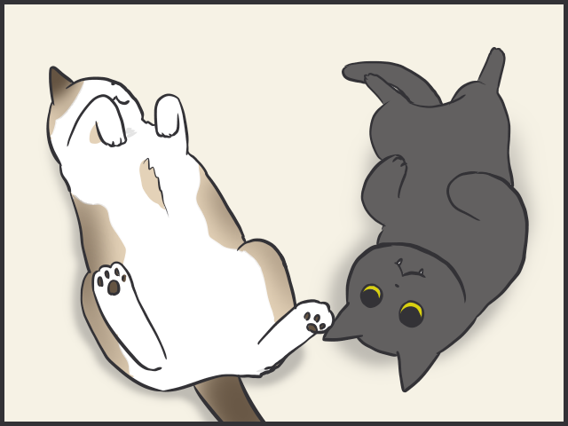 だら〜んと床に転がる猫たちは、これからの季節の風物詩／フニャコ（7）