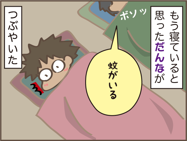 夫へ。「蚊がいる」「猫が吐いてる」...じゃなくて自分で行動して！／しまえもん（1）