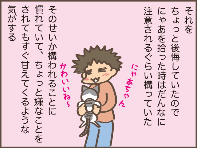あの時もっと構ってあげていれば... 猫の育て方による性格の違い／しまえもん（8）