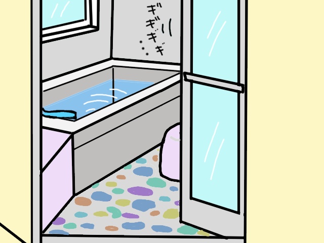 年代物のお風呂は危険だらけ！義母の入浴介助に一苦労／山田あしゅら（5）