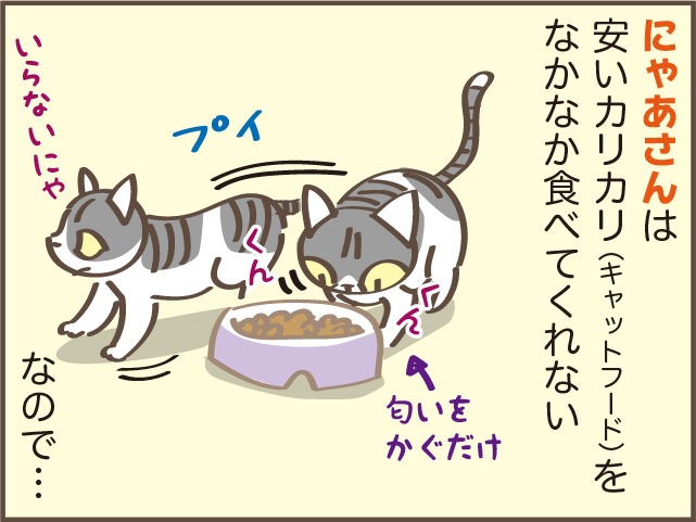 「なんですか？これは」欲求に忠実な猫たちのごはん代が右肩上がり...／しまえもん（2）
