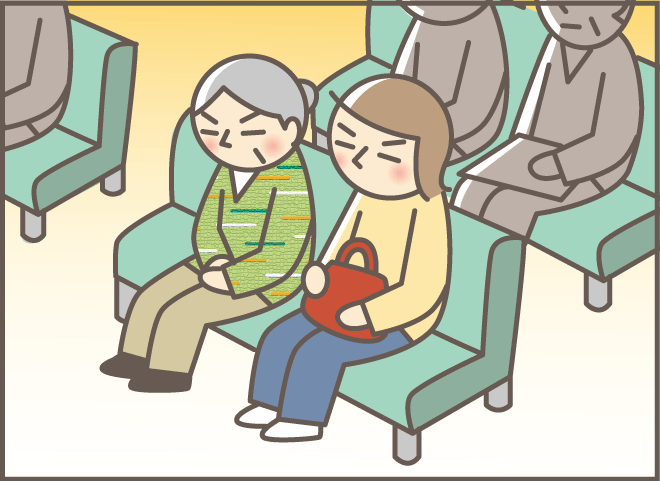 30年前からおしりが痛くて...！？認知症のお義母さんとの通院／バニラファッジ（2）