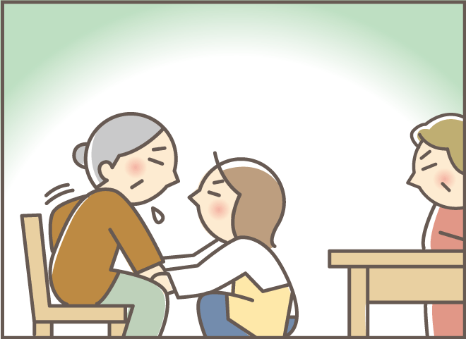 「転んで背中が血だらけ」!?　認知症のお義母さんとの難しい会話／バニラファッジ（4）