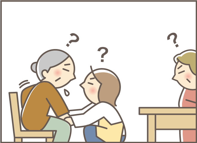 「転んで背中が血だらけ」!?　認知症のお義母さんとの難しい会話／バニラファッジ（5）