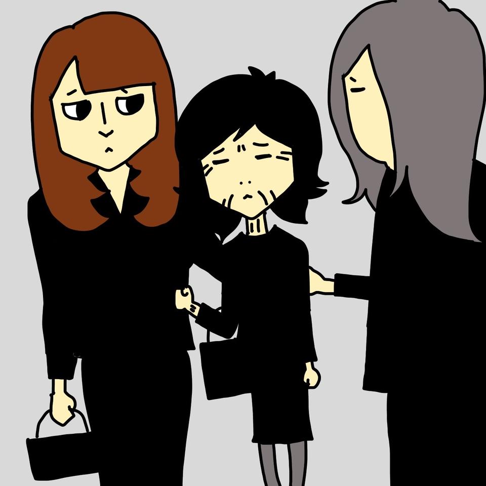 え...？急死した妹の葬儀に参列した、認知症の母の「驚きの発言」／ワフウフ（3）