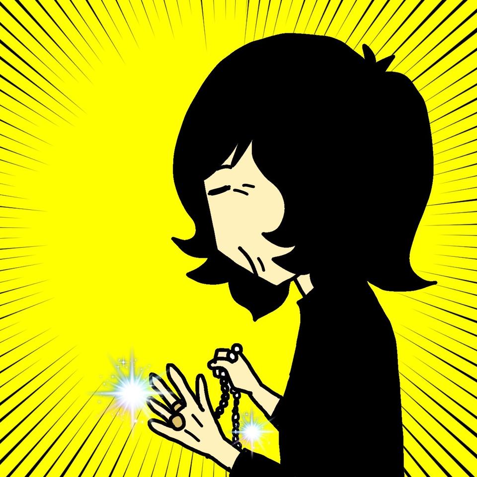 葬儀中に派手なアクセサリー!? 場が読めない母の行動にハラハラ／ワフウフ（2）