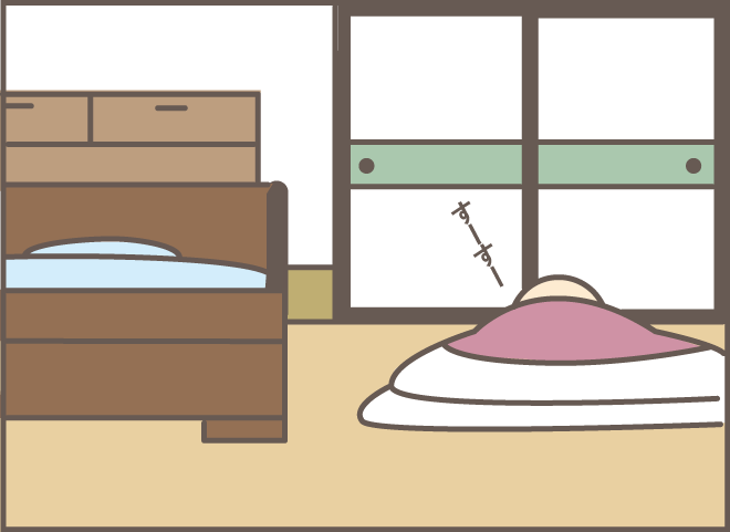どこにそんな力が!? 圧迫骨折から退院した義母の「衝撃的な寝かた」／バニラファッジ（9）