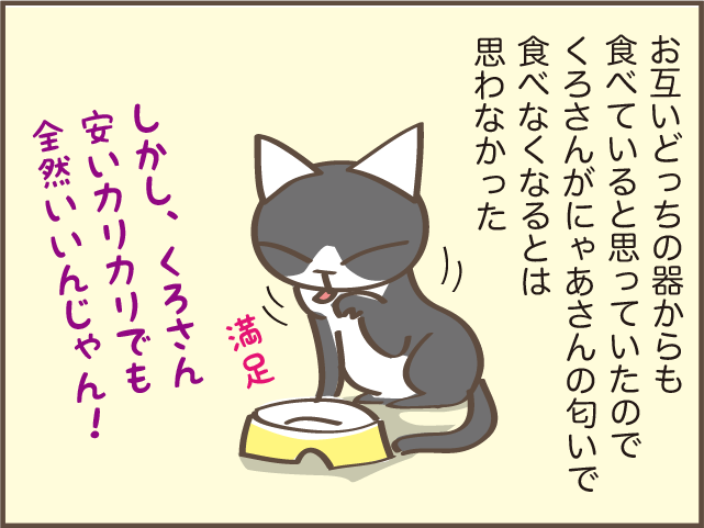 なぜ？うちの1匹の猫だけごはんを食べてくれない...その意外な理由とは／しまえもん（9）