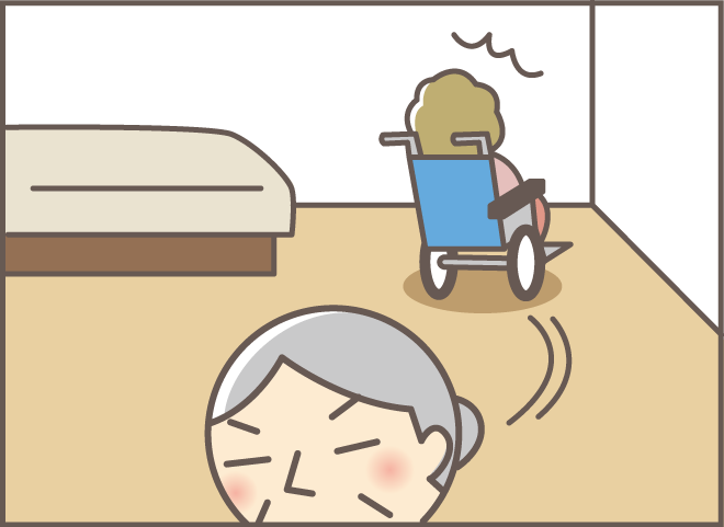 認知症の義母が車椅子を押して...⁉　ショートステイで義叔母を襲った悲劇。「2人一緒にショートステイ（７）」／バニラファッジ（8）
