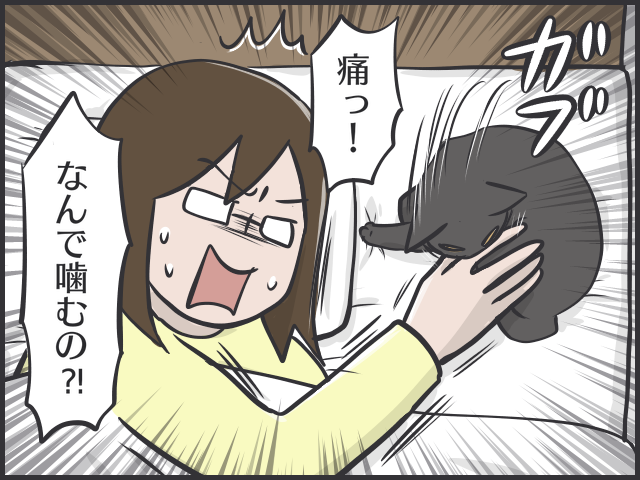 噛みまくる子猫が怖い...手放すことすら考えた私に、ふいに訪れた「気持ちの変化」／フニャコ（5）