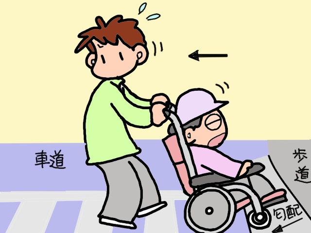 車いすでの外出にビクビク...「おりて歩こうかー」認知症の義母からまさかの気遣い!?／山田あしゅら（5）