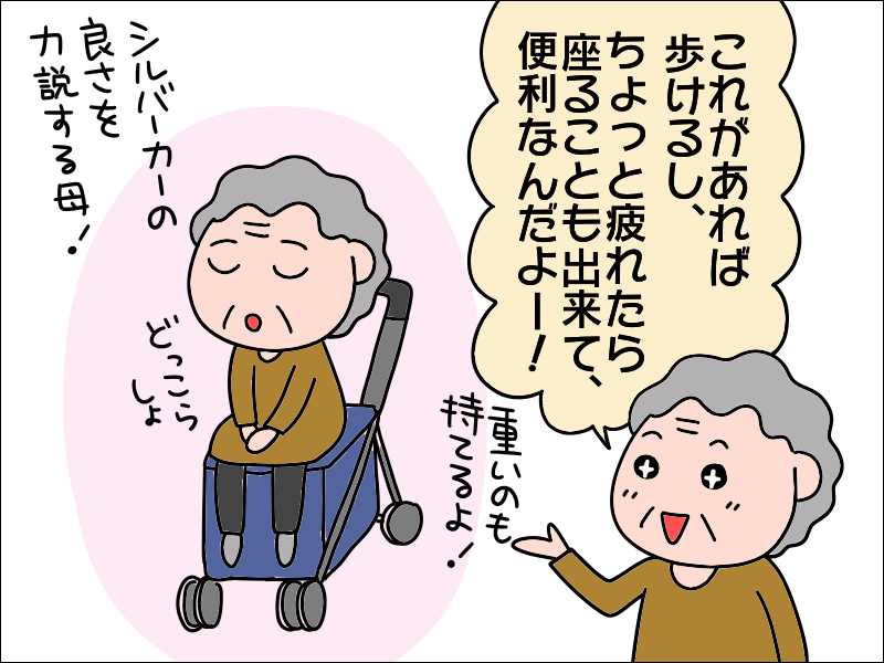 50代の私にはまだ早い！　重い荷物を持つ私に、母が激推ししてきたアレ／あぽり（6）