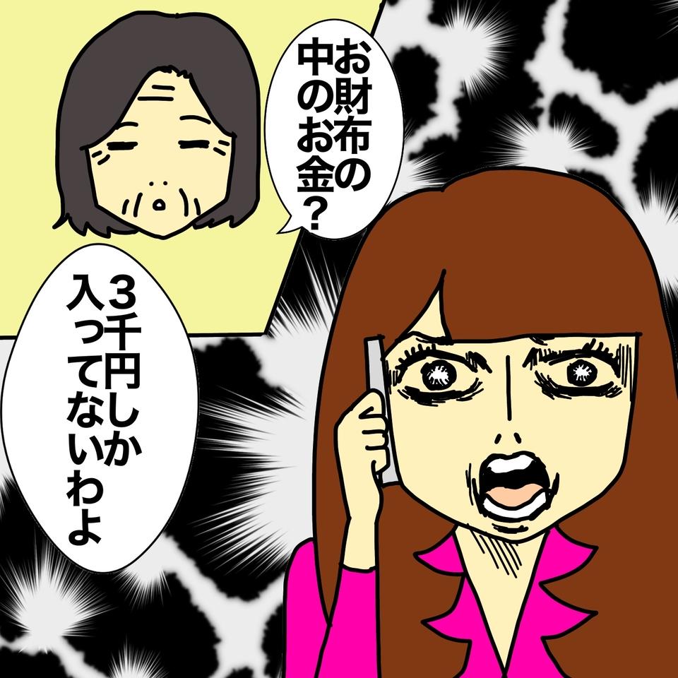 何も買っていないのに、認知症の母の財布からお金が消える!?　これは、もしや...？／ワフウフ（5）