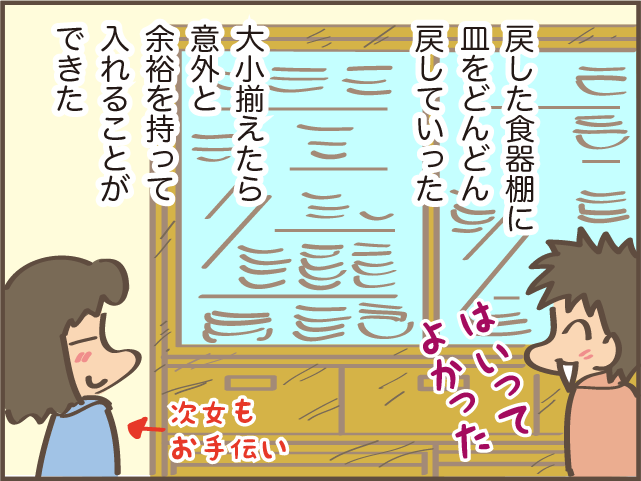 実家キッチンのリフォーム後の作業をしながら思った、コロナ禍で会えない年子の妹のこと／しまえもん（4）