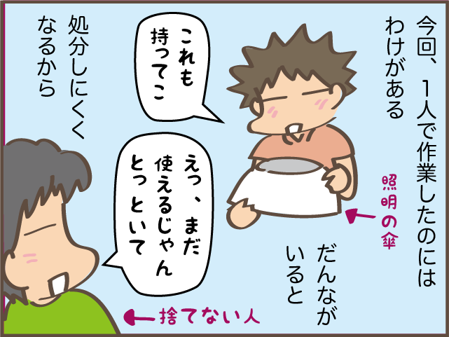 平日に不用品をやっと処分！結構癖になる気持ちよさ／しまえもん（9）