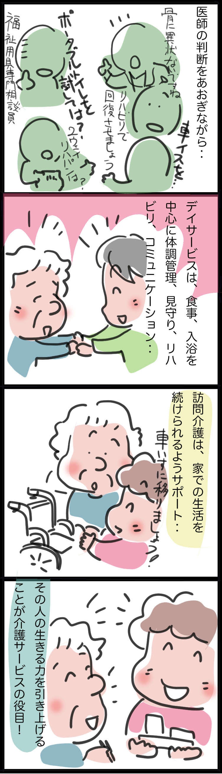 自分らしい生を全うしてもらうために...頑張る介護チーム！／ゆらりゆうら（3）