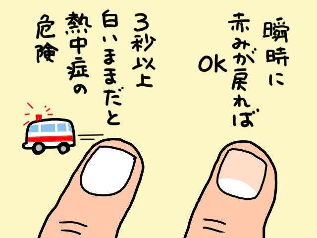 熱中症に要注意！ 自分で体調を説明できない高齢者の脱水チェックをする方法／山田あしゅら（8）